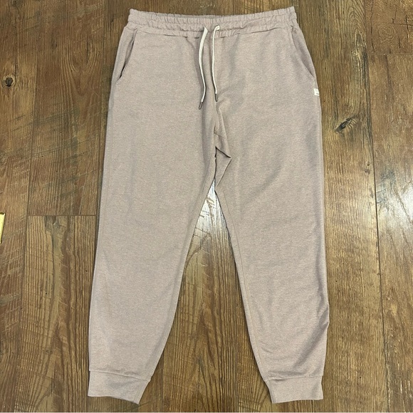 Vuori Pants - Vuori Performance Joggers Heathered Light Pink Medium